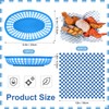 12 Pcs Fast Food Baskets with 60 Pcs Paper Liners