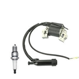 IGCLINIC Ignition Coil + Spark Plug Replacement for Champion Power 196cc 6.5HP 3500 4000 Watt Gas Engine Generator