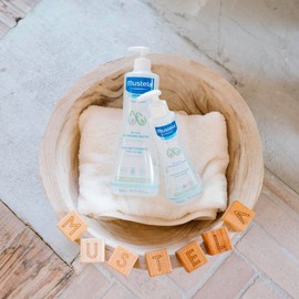 Mustela Baby Cleansing Water - No-Rinse Micellar Water - with Natural Avocado & Aloe Vera - for Baby's Face, Body & Diaper “ 10.14 fl. Oz (Pack of 2)