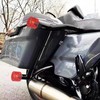 Saddlebag Guard Rear Saddlebag Crash Bars with 4 PCS Red