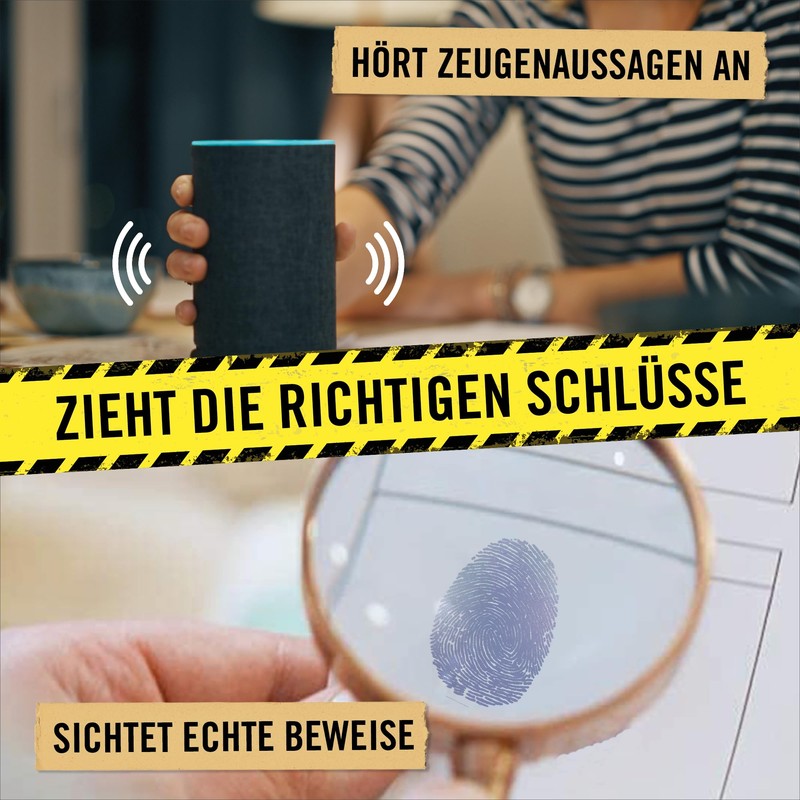 Hidden Games Crime Scene Crime Game, Escape Room Game [German