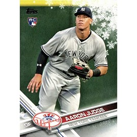 2017 Topps Holiday Baseball #HMW99 Aaron Judge Rookie Card