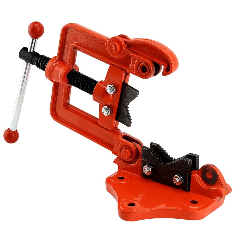 MUKLEI 2 Pack 0.4 to 2.4 Inches Bench Pipe Vice,