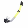 Durable Full Dry Swimming Diving Snorkel with Silicone Mouthpiece (yellow)