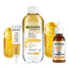Kit Rutina Garnier Noche Antimanchas Serum Micelar Ojos 3pz