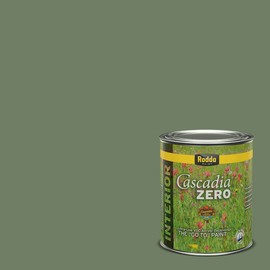 Rodda Paint CASCADIA ZERO Interior Semi-Gloss Paint & Primer in One, Quart, Mother Nature
