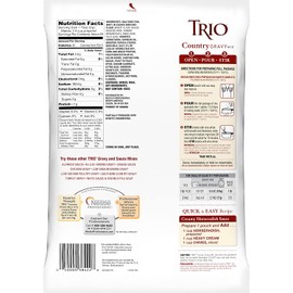 Trio Country Gravy Mix, Sausage, Just Add Water, 22 oz Bag