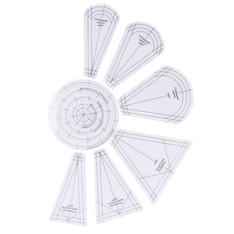 Quilting Rulers Shaped Patch Work Template Tool Ruler DIY Transparent