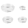 MELGO 5 Pcs Plastic Petri Dish, Sterile Bacterial Culture Dish,