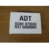 ADT NEW RX-7 Sounder 875938 Honeywell/ADT Security Alarm System Indr