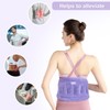 SuzziPad Microwave Heating Pad for Back & Lumbar Discomfort, Purple