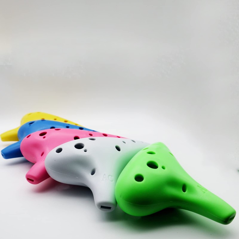 Aestivate Plastic Ocarina Musical Instrument, 12 Holes, Alto C Model,