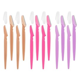 Facial Dermaplane Razor for Women Face - Eyebrow Razor Face Shaver Kit Dermaplaning Tool for Peach Fuzz Removal, Facial Hair Removal for Women and Men, 12 Pcs