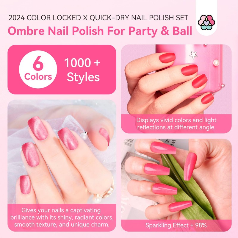 Saviland 30 Colors Gel Nail Set 040