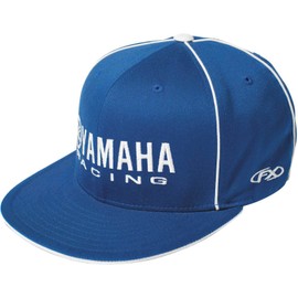 Factory Effex Yamaha Racing Flexfit Hat (Small/Medium) (Blue)