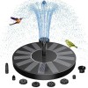 AISITIN Solar Power Bird Bath Fountain Pump Upgrade 1.5W Solar