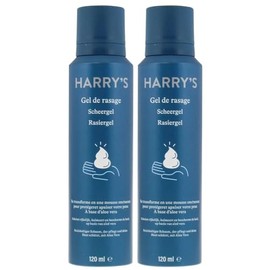 Harry's Foaming Shave Gel 120ml 2 pack bundle (EN Label)