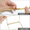 LOSYHU 4 Pack 5" x 7" Brass Hanging Photo Frame
