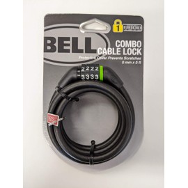Bell Sports,Inc. Combo Cable Lock 8 mmx5 ft