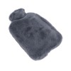 Plush Hot Water Bottle with Soft Plush Cover 2000ml Anti