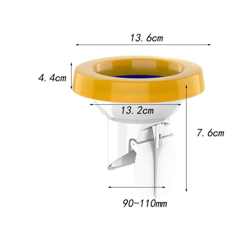 Toilet Flange Adapter Easy Install Drain Backflow Preventer Odor Blocking