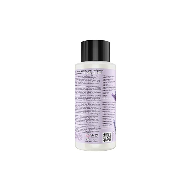 Love Beauty and Planet Shampoo for Unisex, Argan Oil and