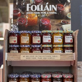 Follain - Mango and Passion Fruit Jam - nothing but fruit- 6 jars-This preserve offers the sweet, floral and creamy taste of mango matched with the punchy and fruity passion fruit combined in this exotic conserve.