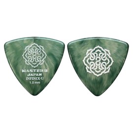 MASTER 8 JAPAN IFU-TR100 INFINIX-U TRIANGLE with Hard Grip 1.0mm Guitar Pick x 10 Sheets