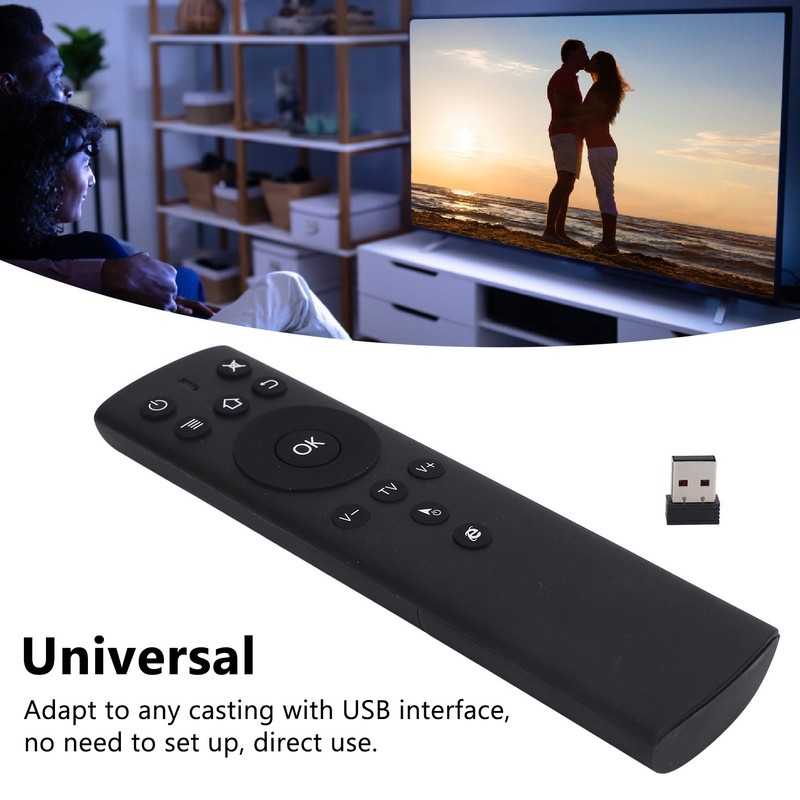 TV Remote Control 2.4G USB Universal IR Learning Smart Television