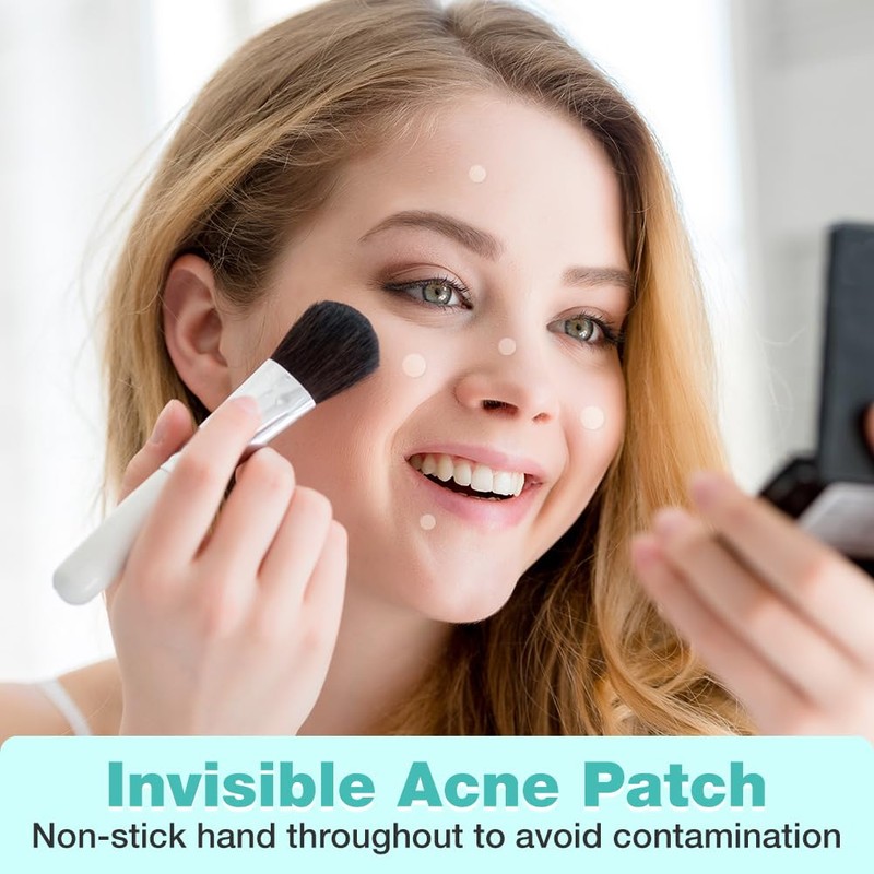 BUTBU 360 Pieces Round Pimple Patch, Hydrocolloid Pimple Patch Invisible,