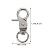 LIOOBO 5pcs Bird Cage Lock Badges Medium Bird Stainless Steel