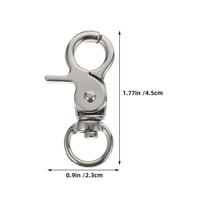 LIOOBO 5pcs Bird Cage Lock Badges Medium Bird Stainless Steel
