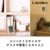 LANDEX YT5285WH Alarm Clock, White, Digital, Slim Digital, Automatic Light,