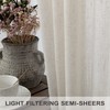 Natural Linen Curtains 54 Inch Length for Master Bedroom 2