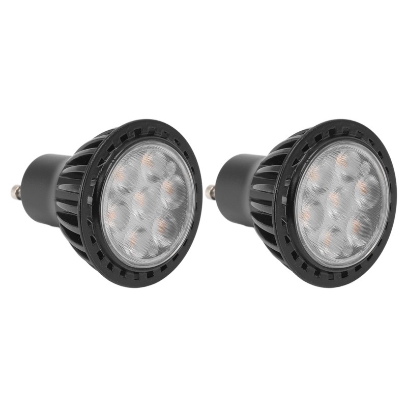 2PCS GU10 Spotlight Bulb 3000K 7W Warm Light LED Bulb