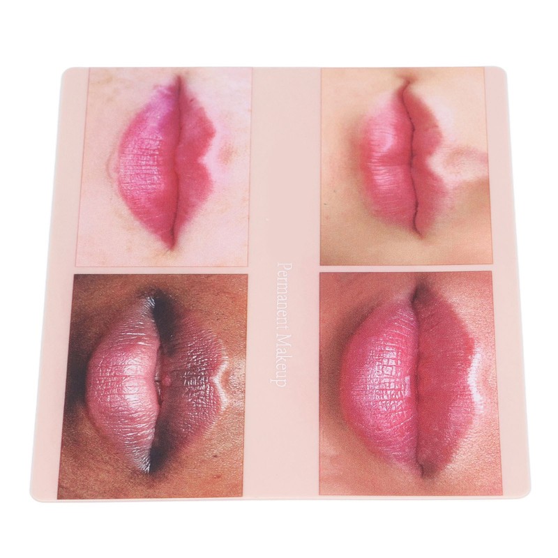 2pcs Lip Practice Skin 4 Lip Shapes Permanent Makeup Lip