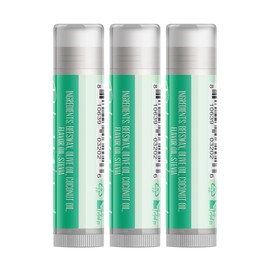Delight Naturals Spearmint Lip Balm - Set of Three