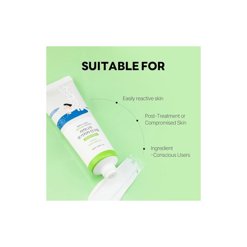 Round Lab Birch Juice Moisturising Mild-Up Sunscreen 50 ml