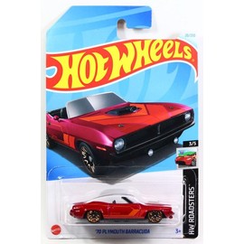 Hot Wheels 2024 #020r 1970 Plymouth Barracuda Dark Red