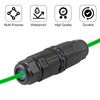 5Pcs Waterproof Cable Connector 4Pin Wire Connector 4 Way Inline