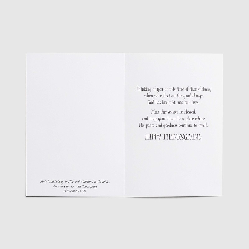 DaySpring - Thanksgiving Blessings – 8 Fall Design Assortment with