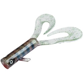 LMAB Drunk Dancer 12, 15, 18, 23 cm - Double Twister Fishing Lure - Rubber Bait for Pike & Zander - Pike Bait Zander Bait - Artificial Bait Twinler Pike (18 cm, Diamond Danny)