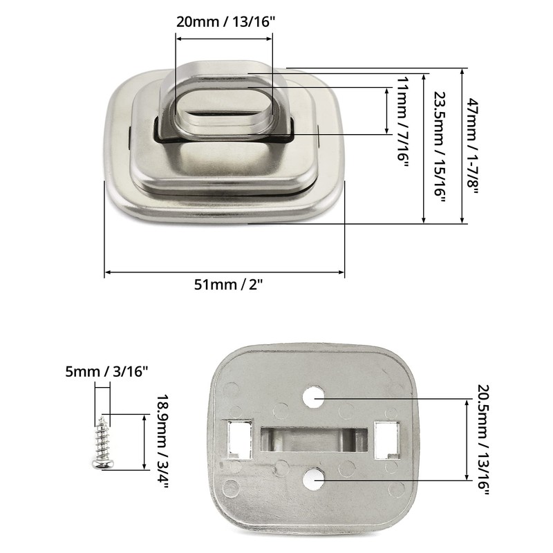 QWORK Laptop Cable Lock Anchor, 10 Pack Steel Desk Mount