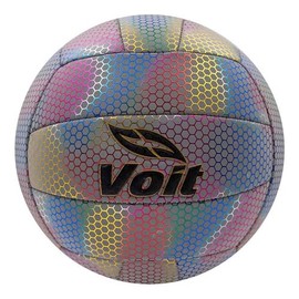 Voit Balón de Voleibol No.5, Reflectante Holográfico, Exterior, Cosido a Máquina