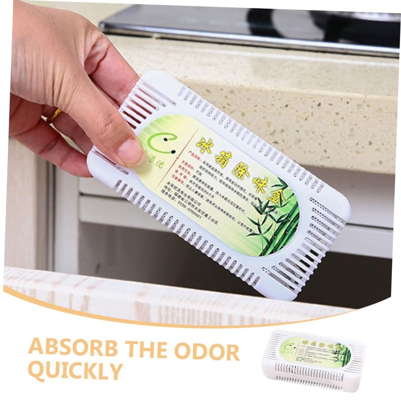 OATIPHO 5pcs Fridge Deodorizer Charcoal Pack Odor Absorbers for Refrigerator
