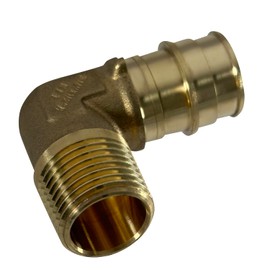 2 Pieces XFITTING 3/4" Pex A x 1/2" Male Elbow, F1960 Expansion MNPT Elbow