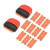 AE Quality Film 1.5" Micro Razor Scrapers with 10 Replacement Blades