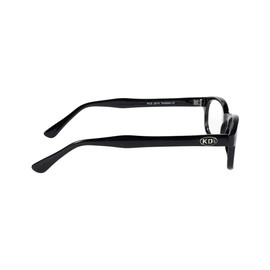 Pacific Coast Original KD's Biker Sunglasses (Black Frame/Clear Lens)