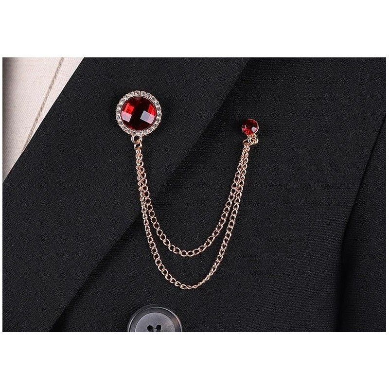 Pocket Watch Chain T Bar & Lobster Clasps Watch Vest