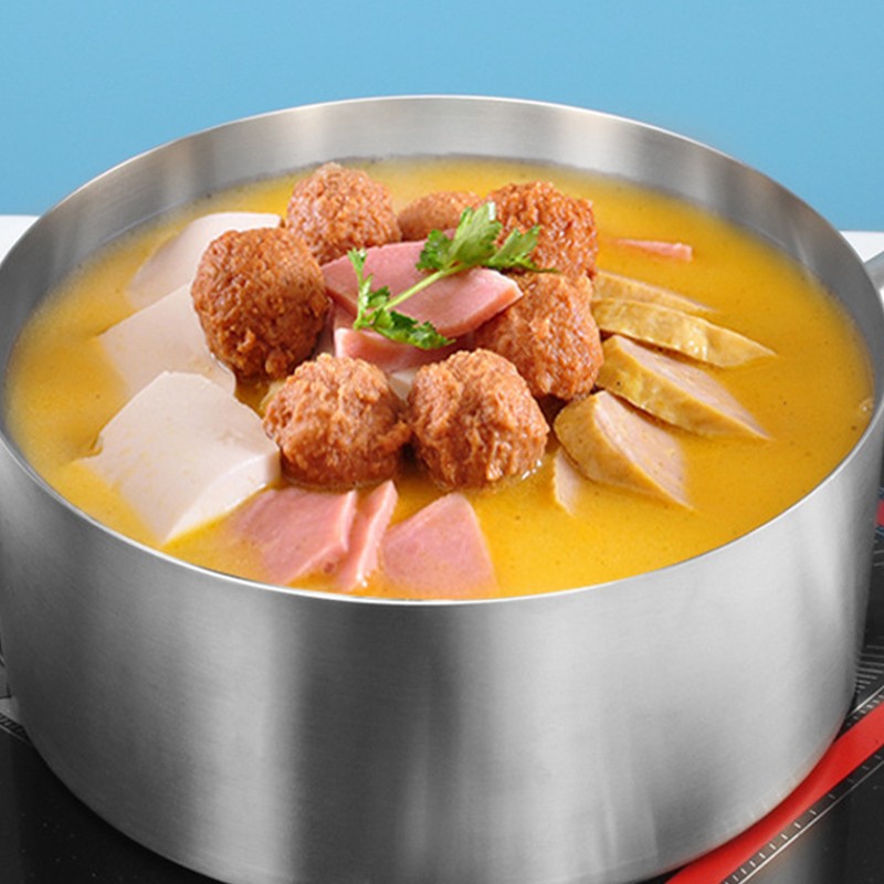 Stainless Steel Milk Pan with Handle Heat Resistant Small Sauce